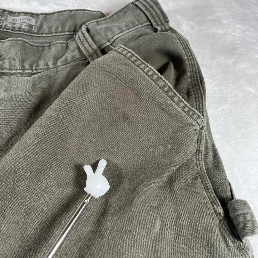 Carhartt Rugged Flex Relaxed Fit Duck Utility Black Work‎ Pant BN3279-M 38x32